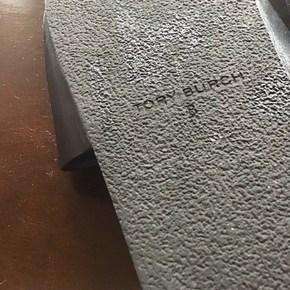 Tory Burch Patos black platform slides Sz 8 - Picture 6 of 7